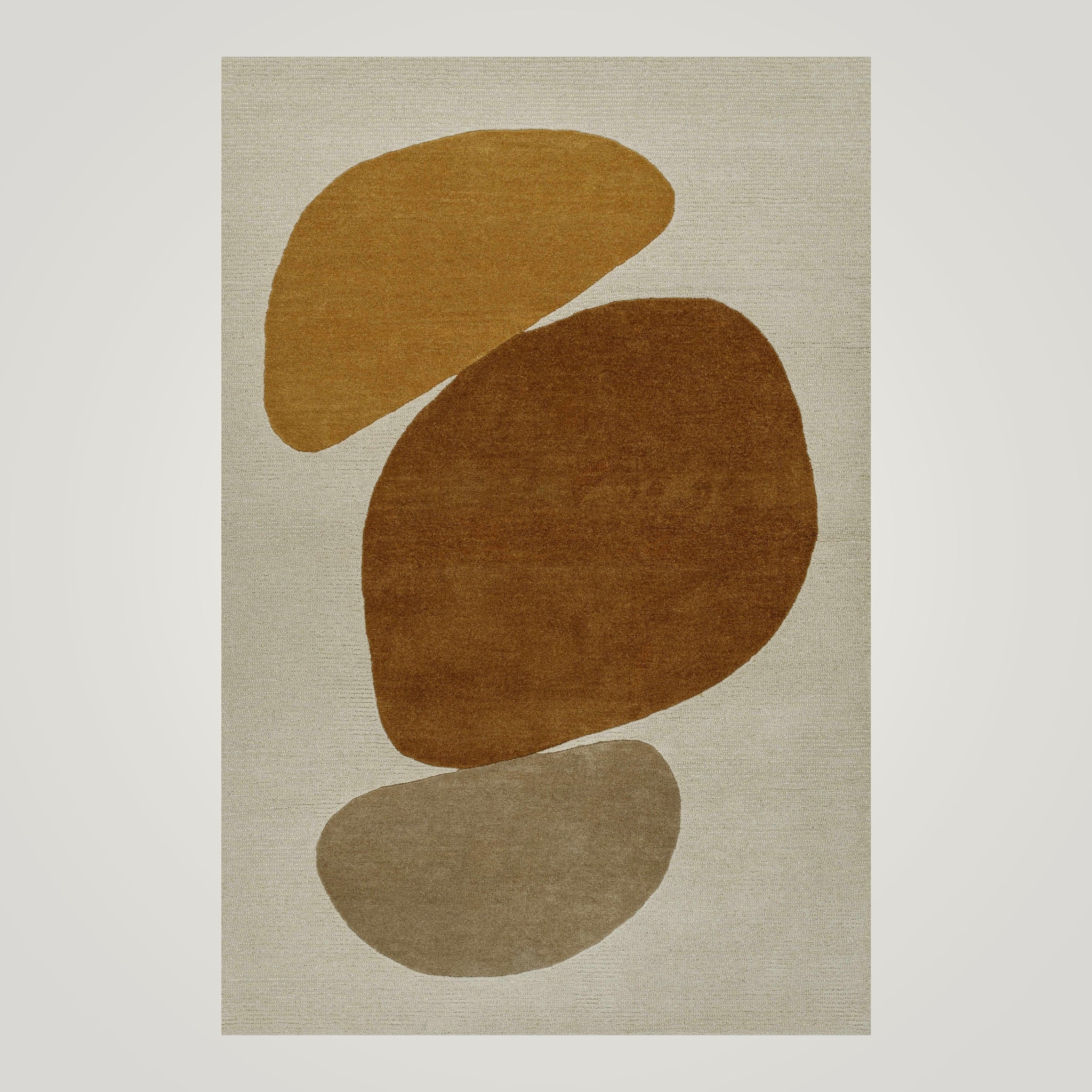 The Forma Rug – Hand-Tufted Wool in Earth-Toned Abstract