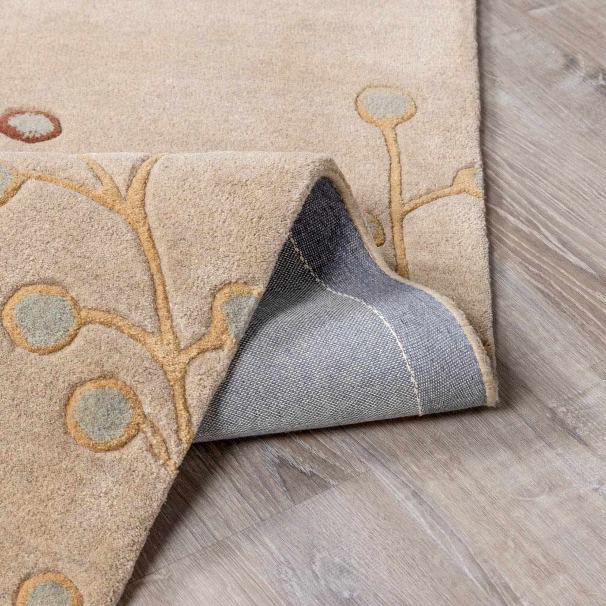 The Bloomsbury Rug – Handwoven Wool & Cotton