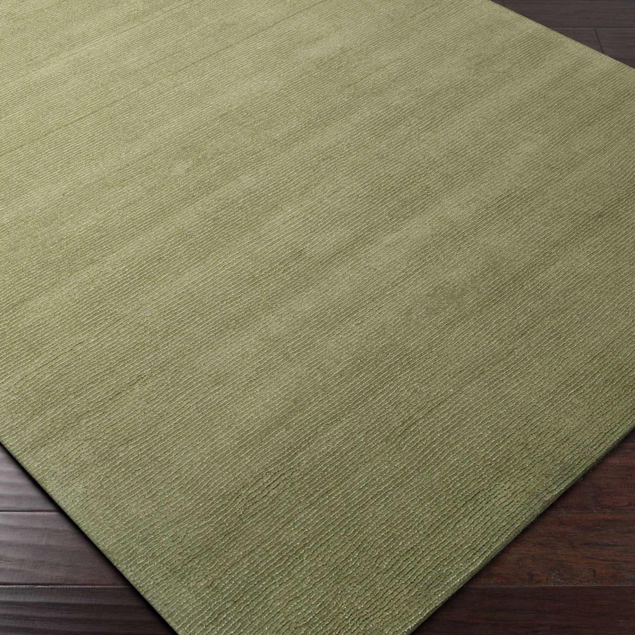 The Sagefield Rug – Hand-Loomed Wool in Sage Green