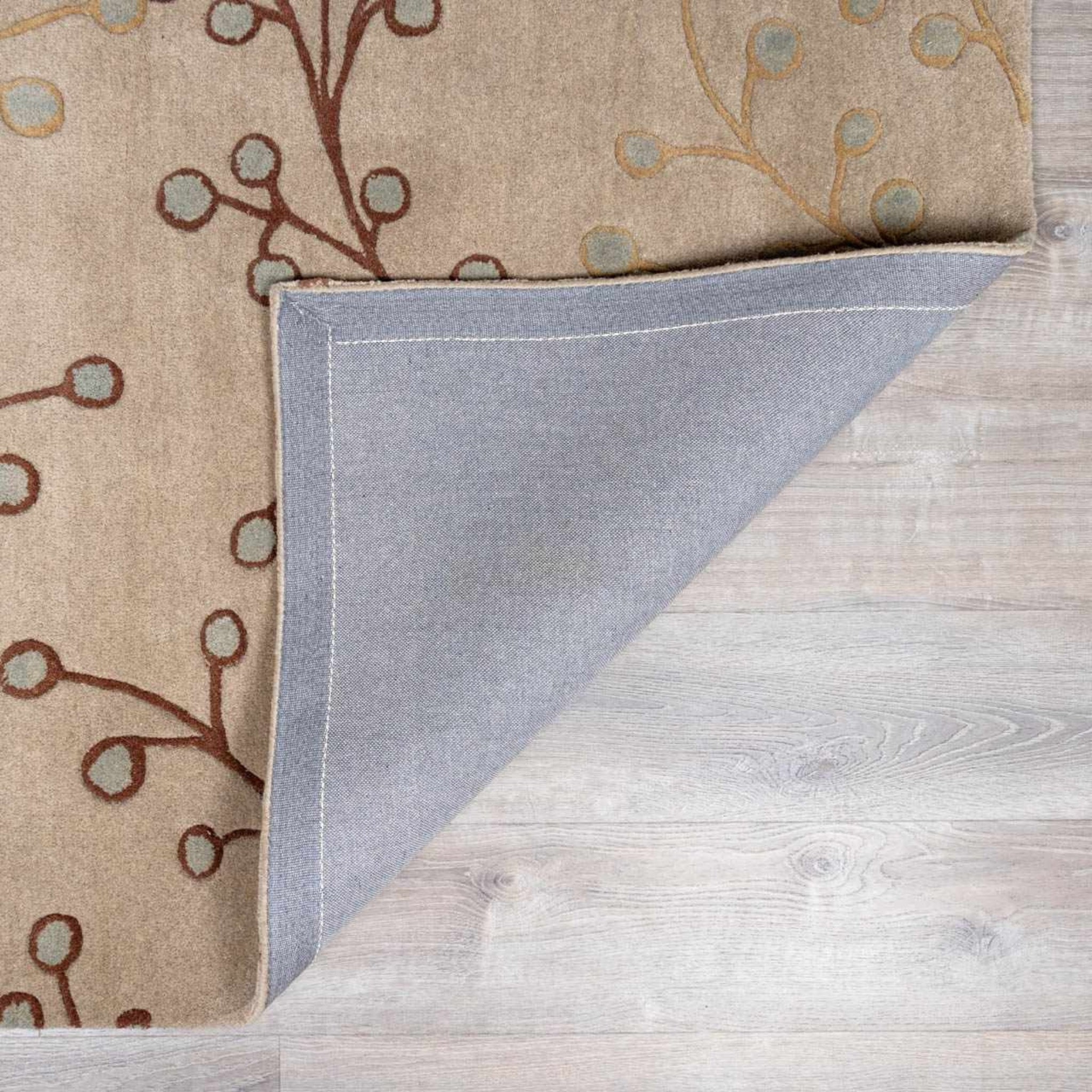 The Bloomsbury Rug – Handwoven Wool & Cotton