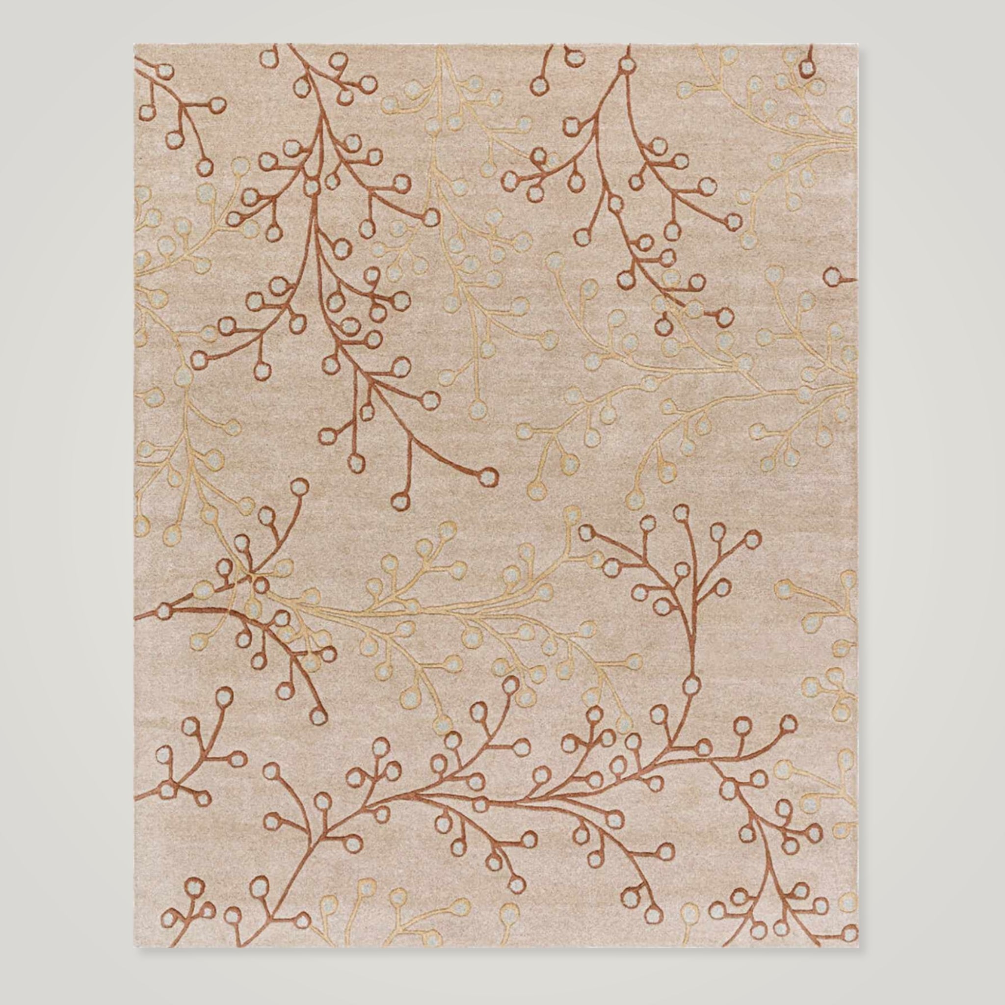 The Bloomsbury Rug – Handwoven Wool & Cotton