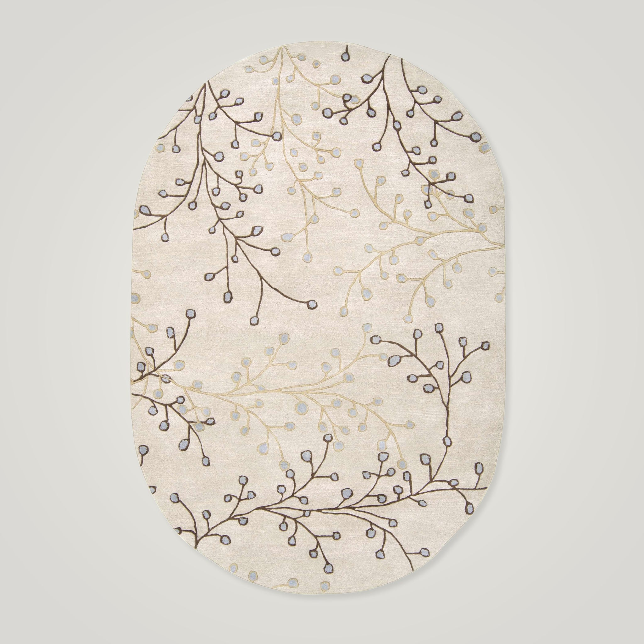 The Bloomsbury Rug – Handwoven Wool & Cotton