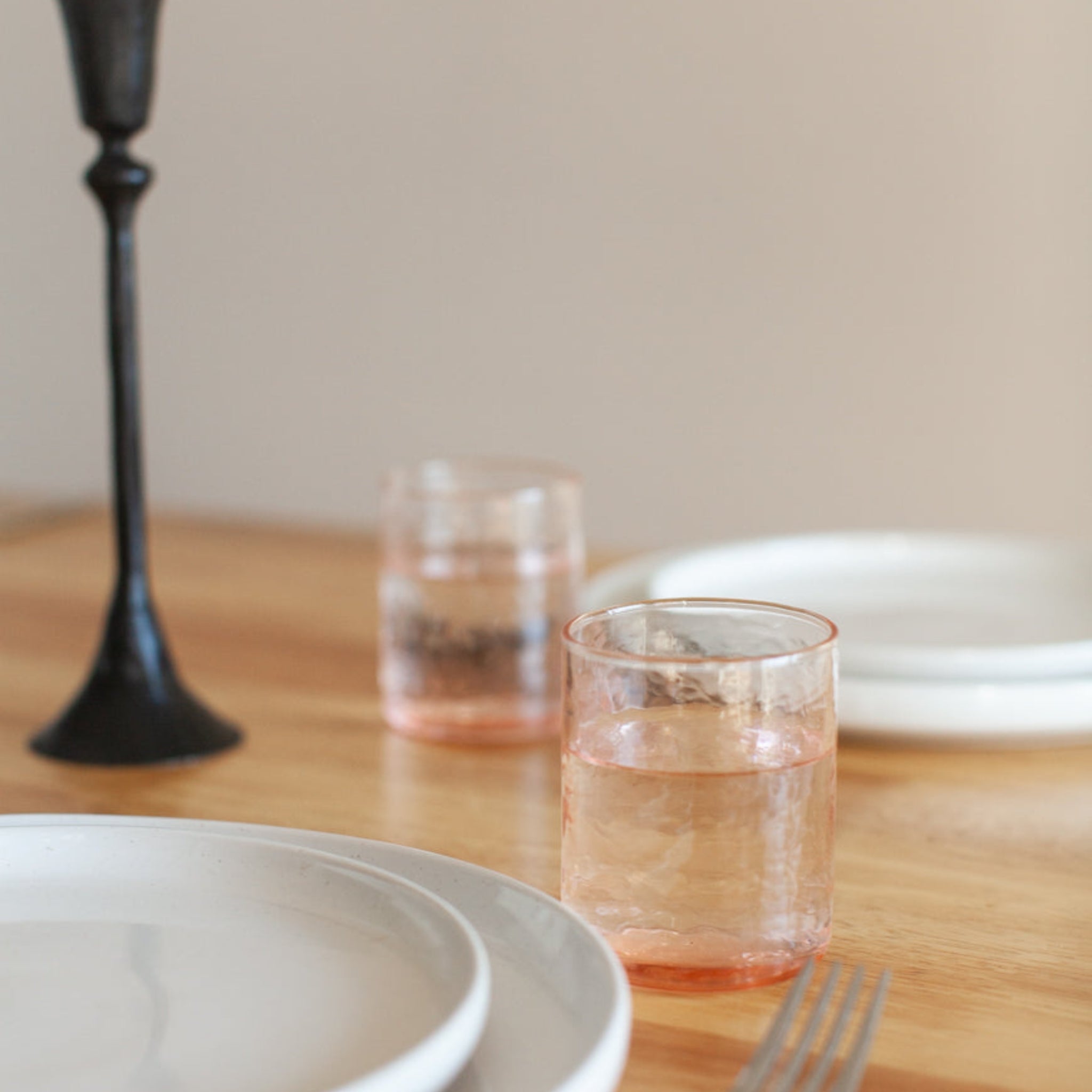 Handblown Hammered Glasses | Set of 4