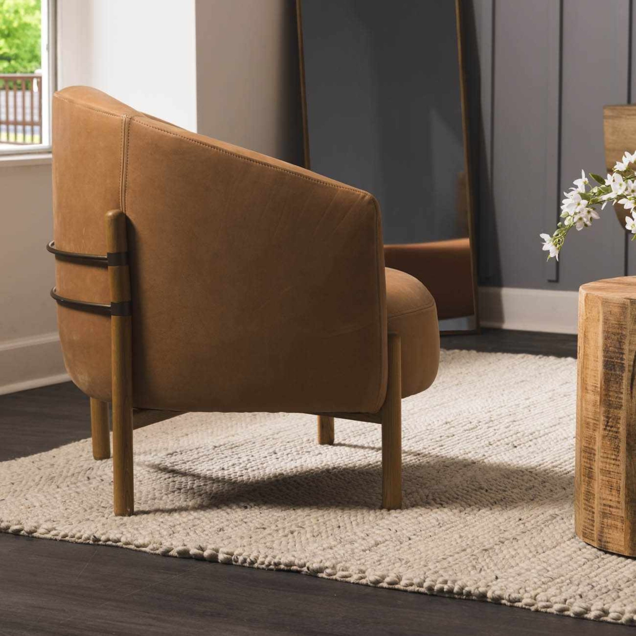 The Haven Rug — Handwoven Wool in Sculptural Cream Texture