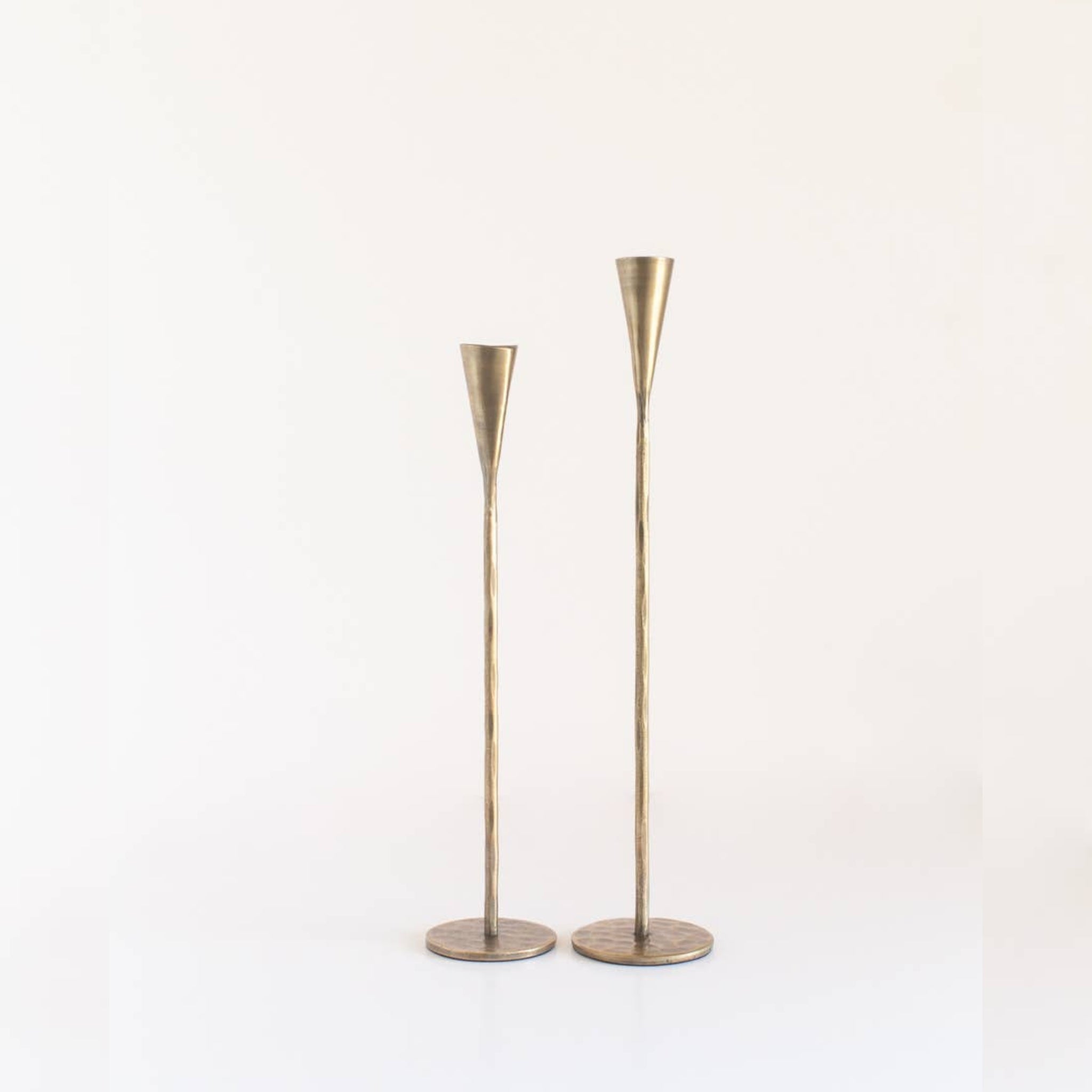 Loha Iron Candlestick Pair – Set of 2