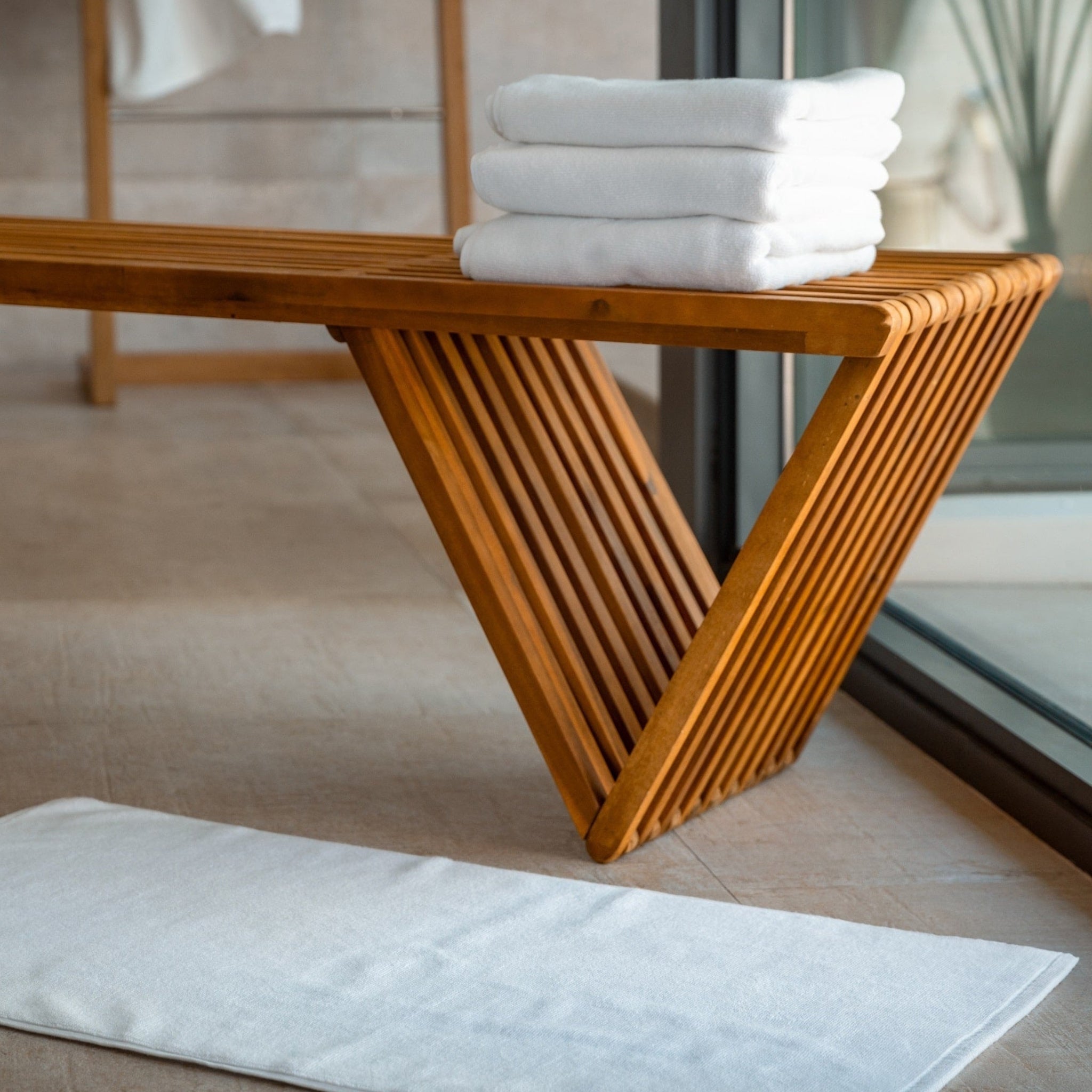 The Spa Bath Mat Set – Organic Cotton