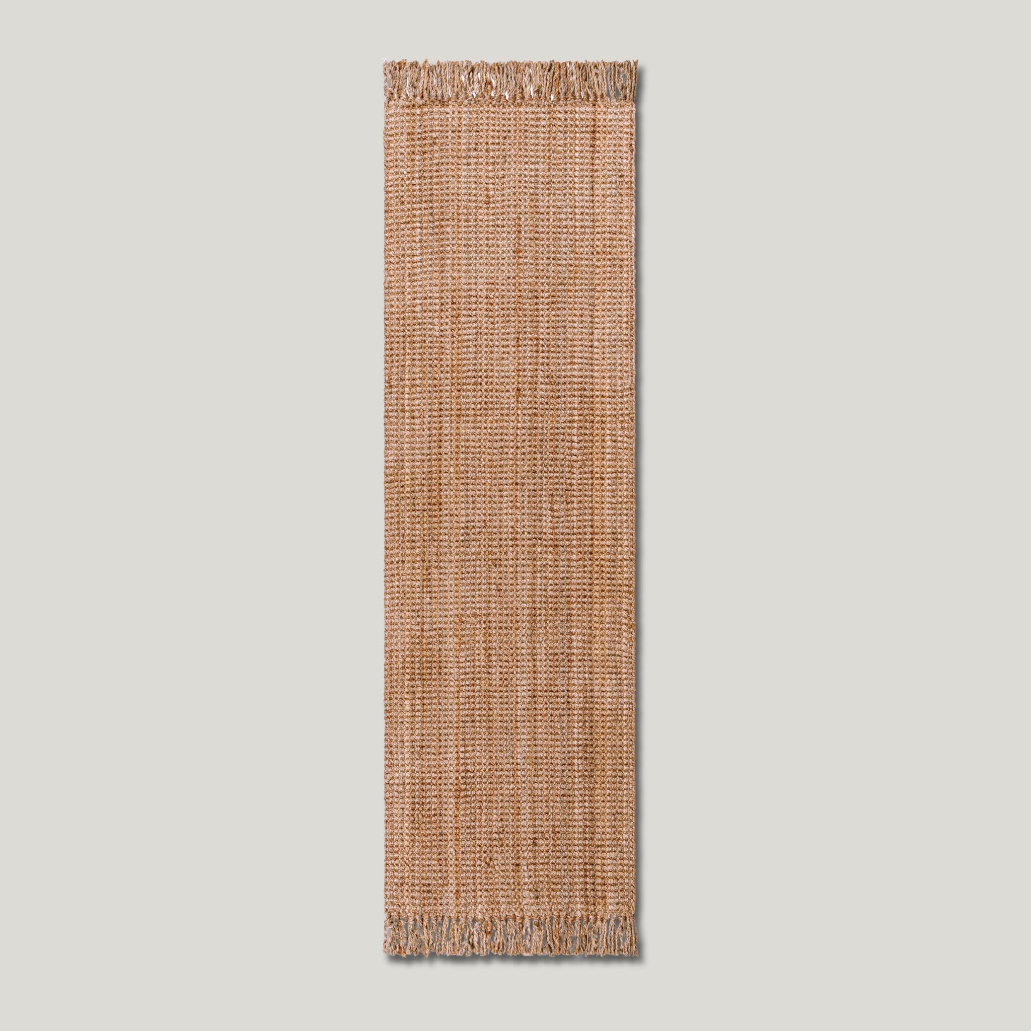 The Terrana Rug — Handwoven Jute in Natural Tan