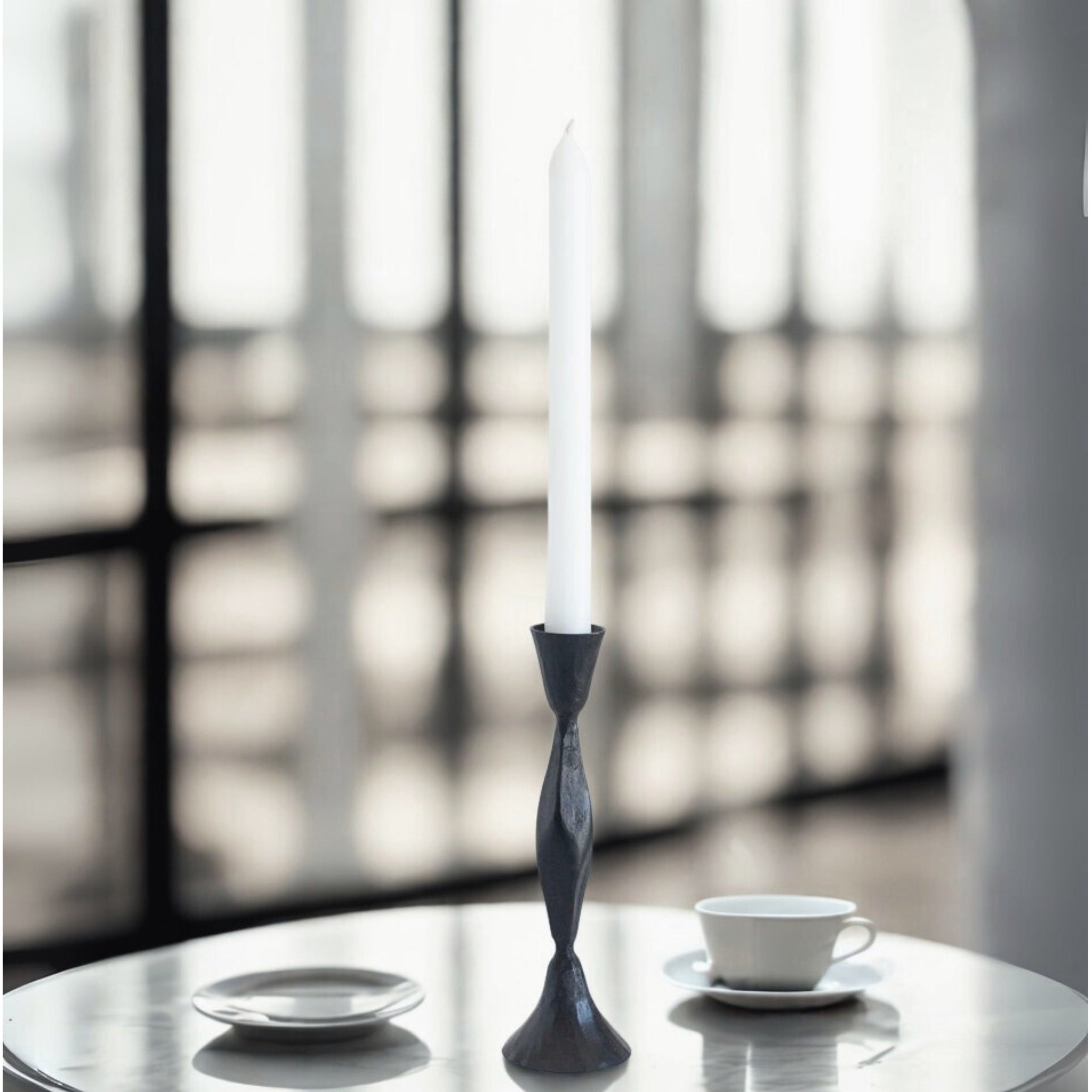 The Vajra Candle Stand – Hand-Forged Iron