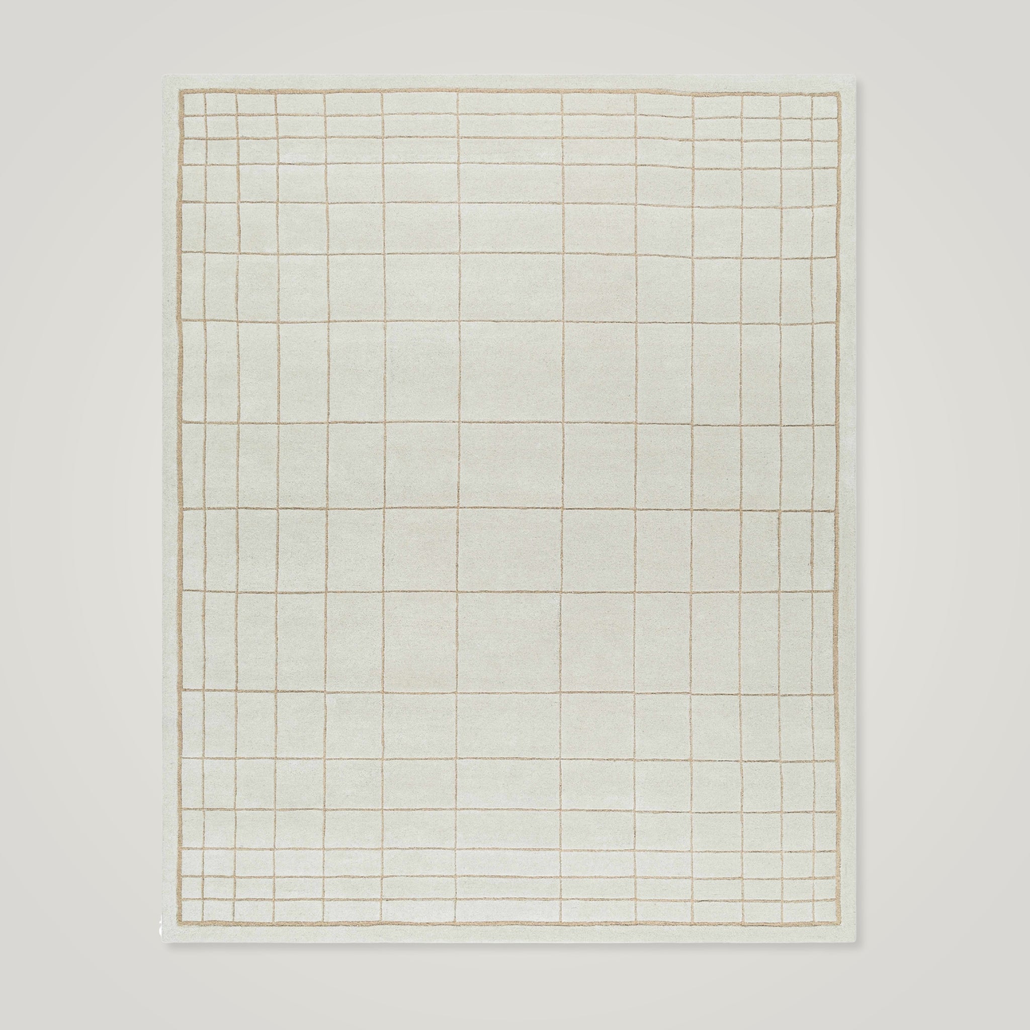 The Sable Rug – Hand-Tufted Wool in Gray & Tan