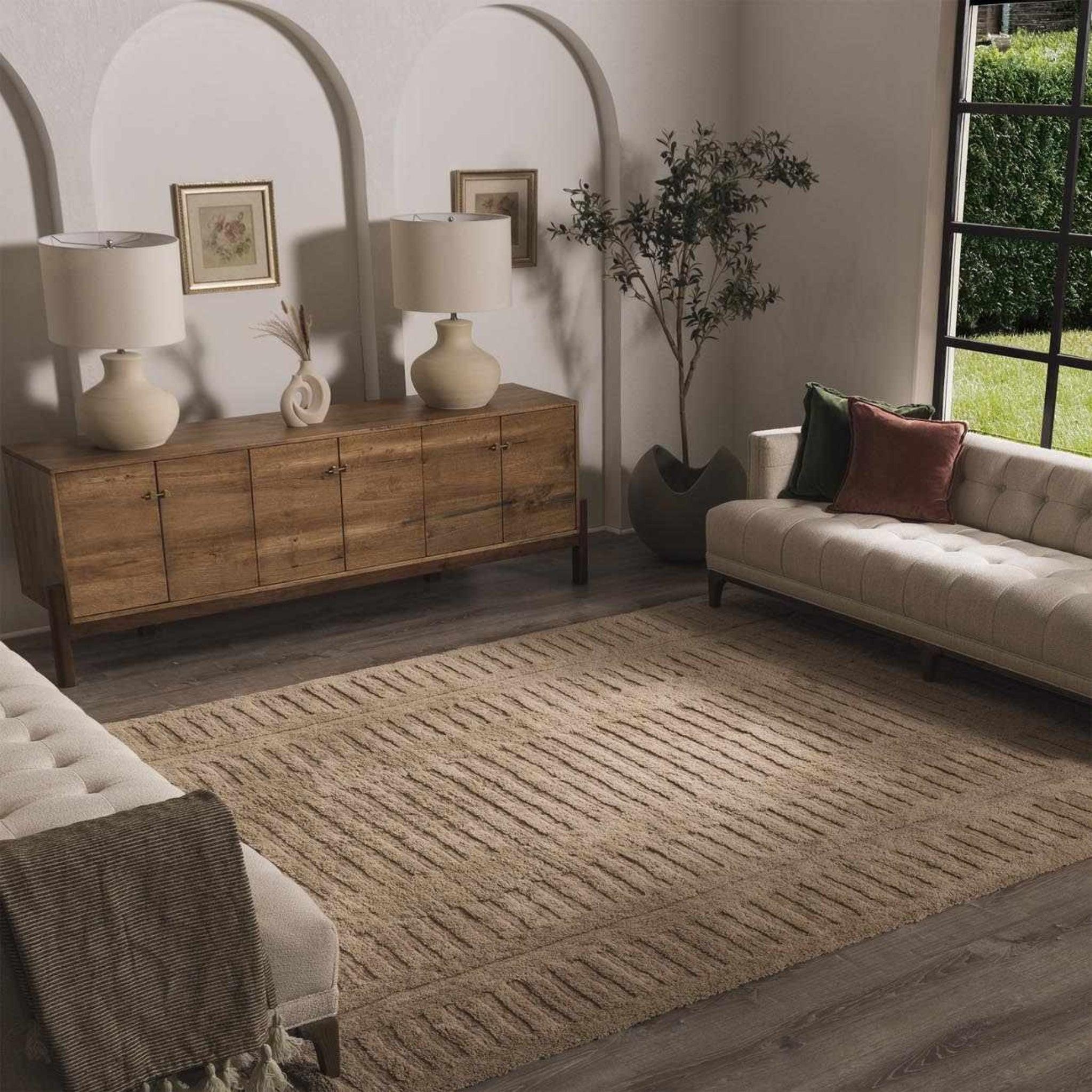 The Revival Rug – Washable Wool Texture