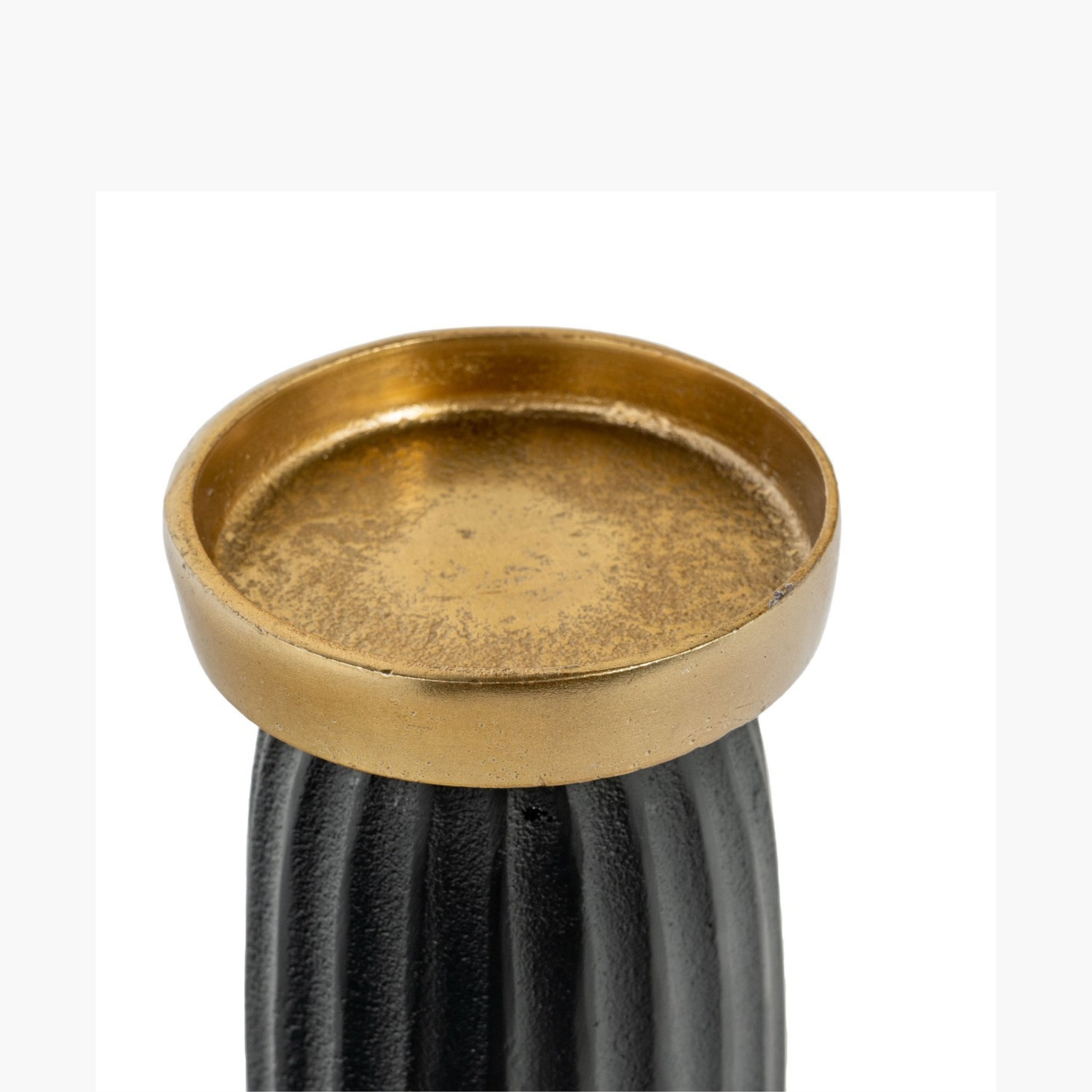 The Column Holder – Striped Aluminum Pedestal