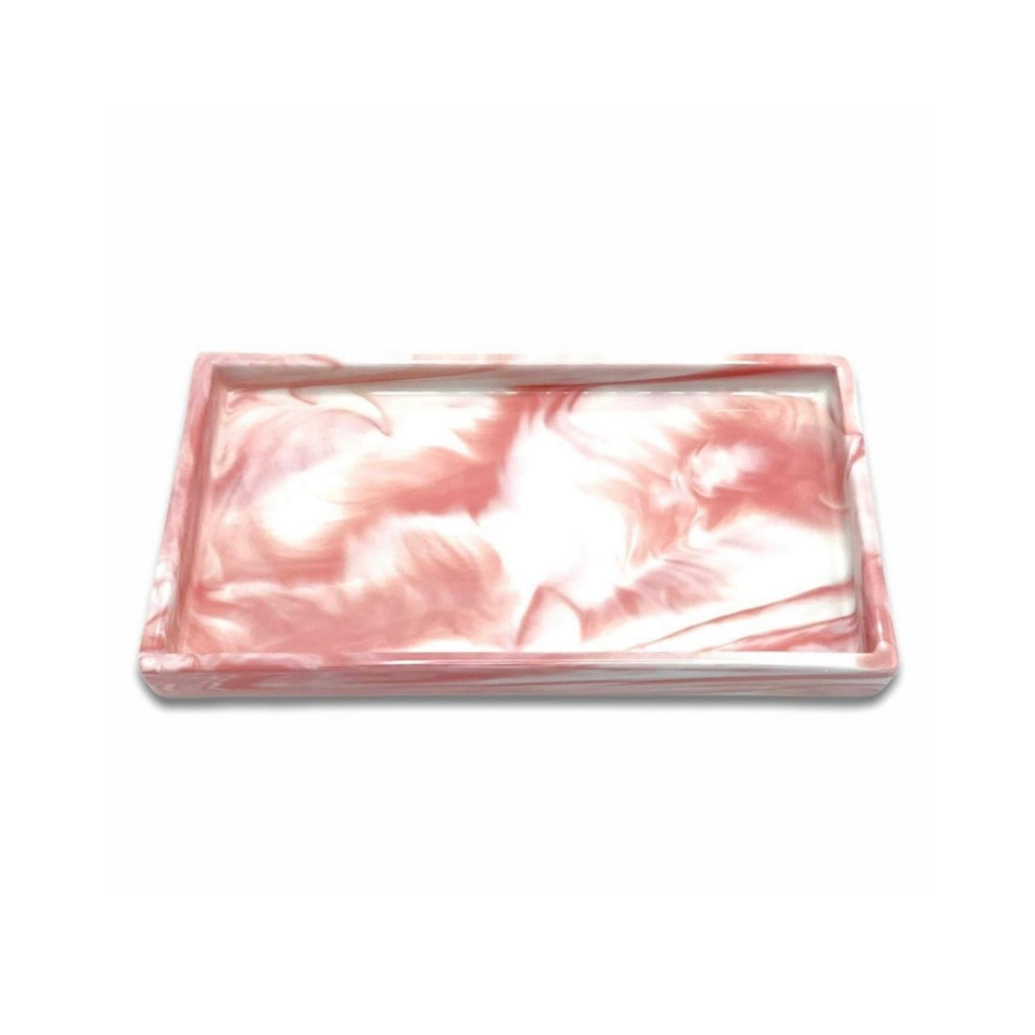 The Quiet Catchall – Sculptural Ceramic Tray (Coral)