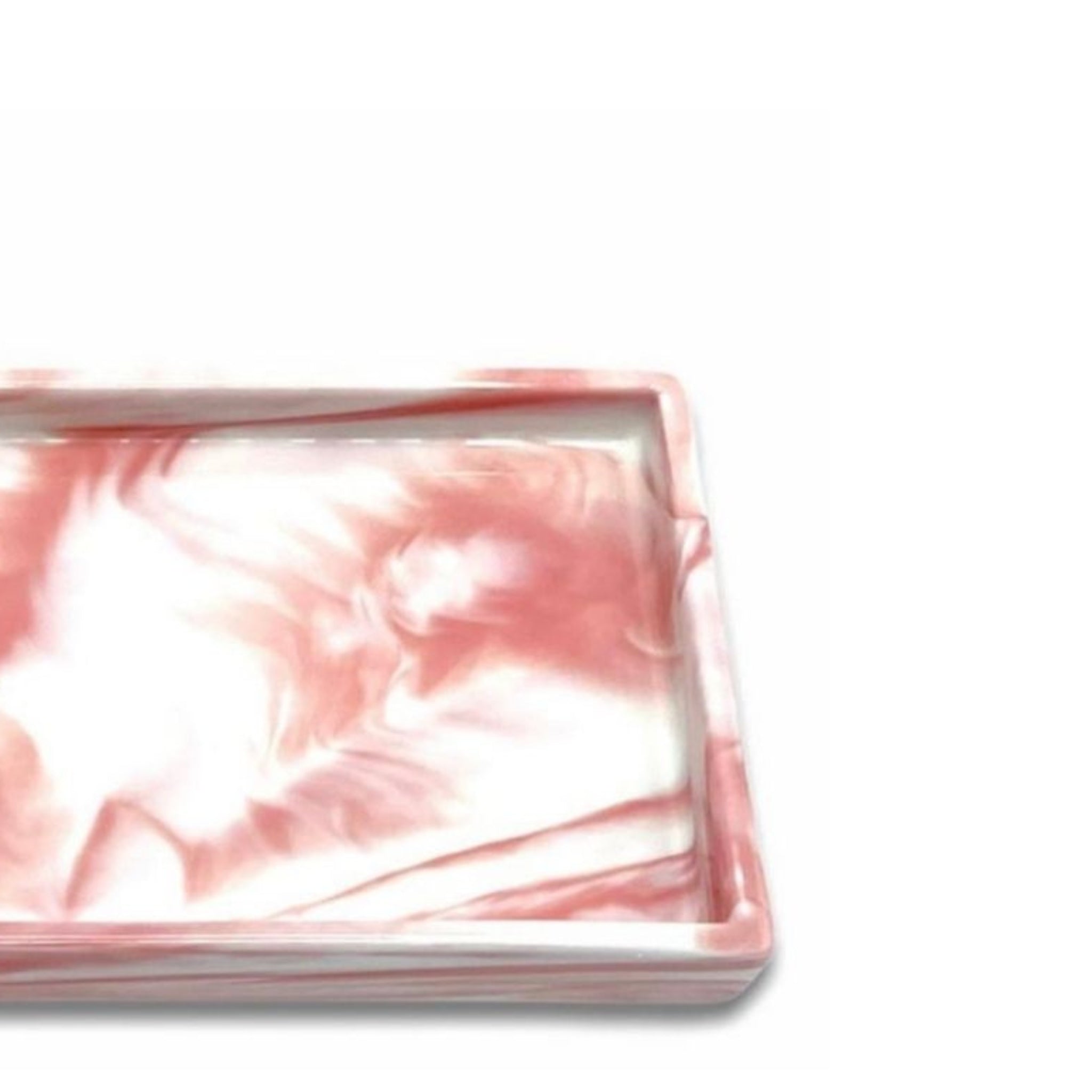The Quiet Catchall – Sculptural Ceramic Tray (Coral)
