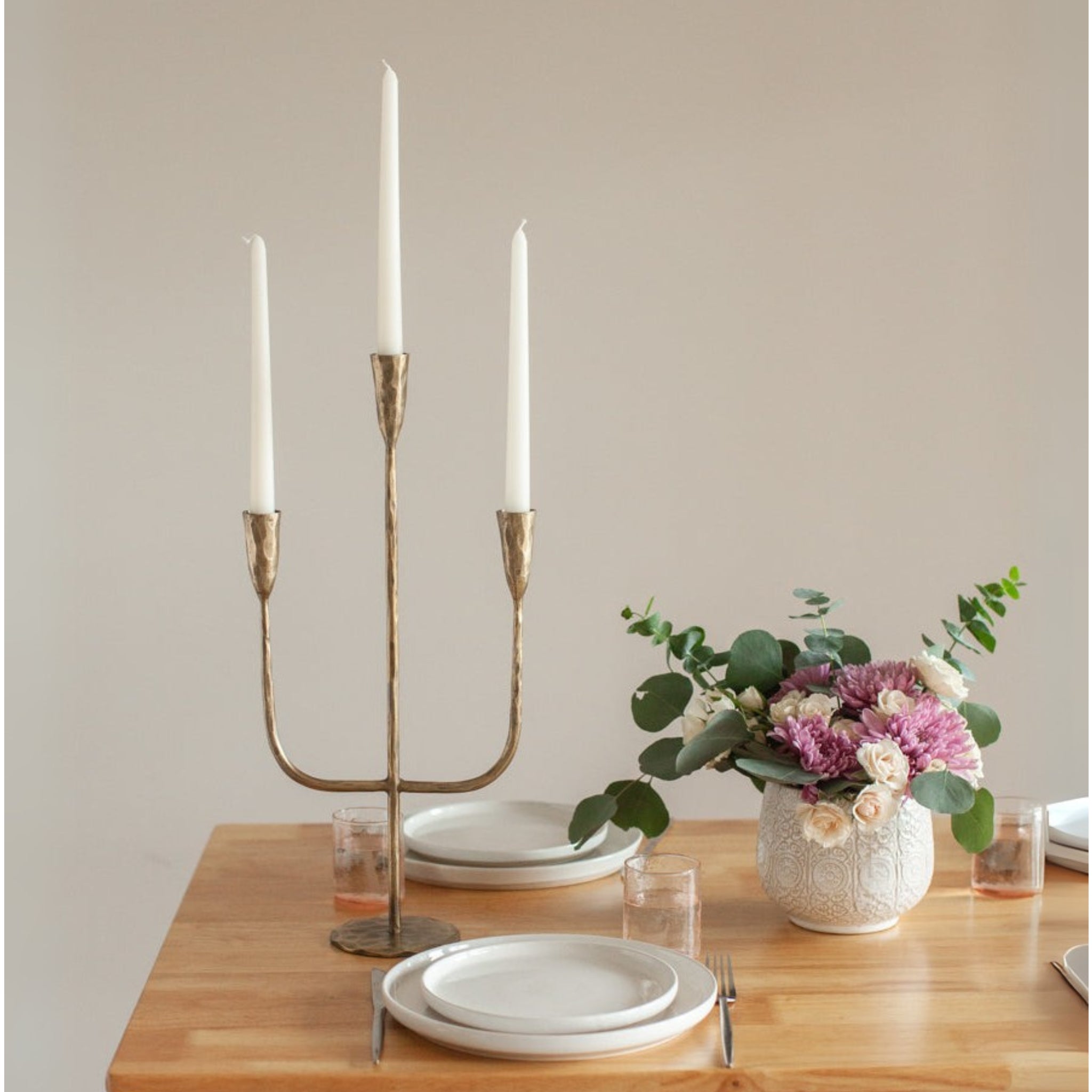 The Arjun Candelabra – Hand-Forged Iron
