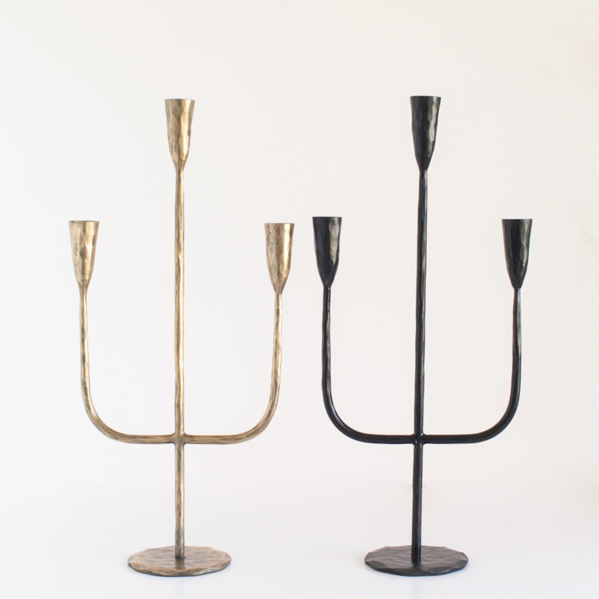 The Arjun Candelabra – Hand-Forged Iron