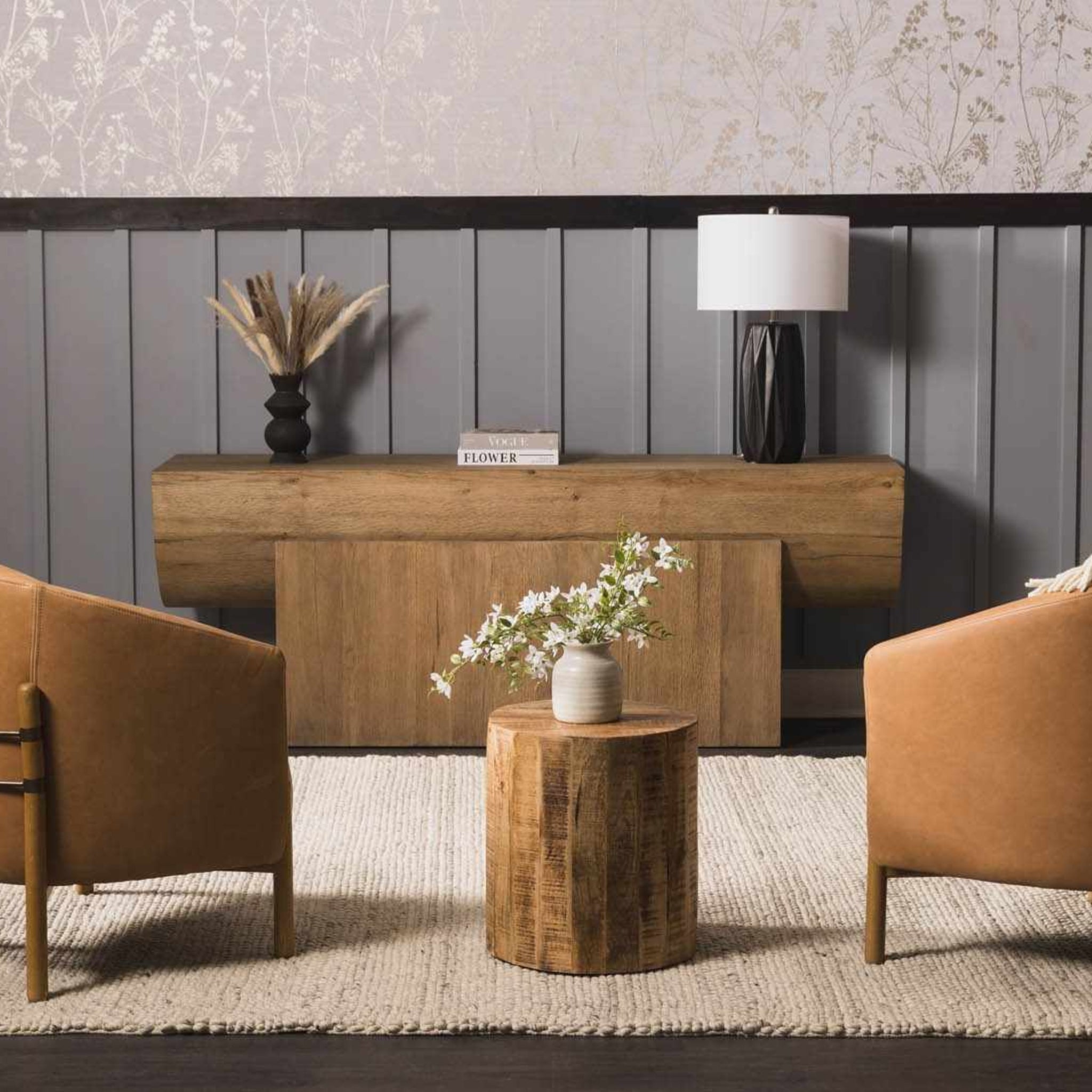 The Haven Rug — Handwoven Wool in Sculptural Cream Texture