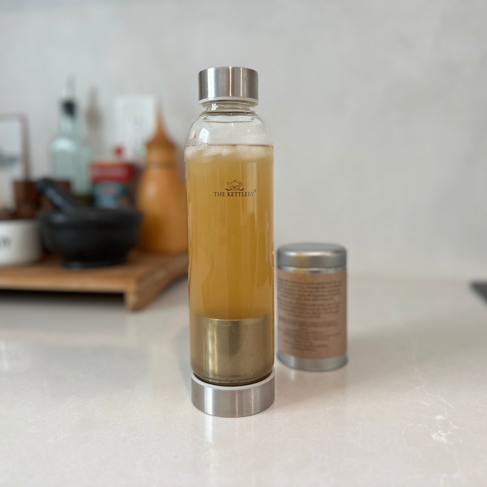 The Infuse Bottle – Glass Tea Decanter