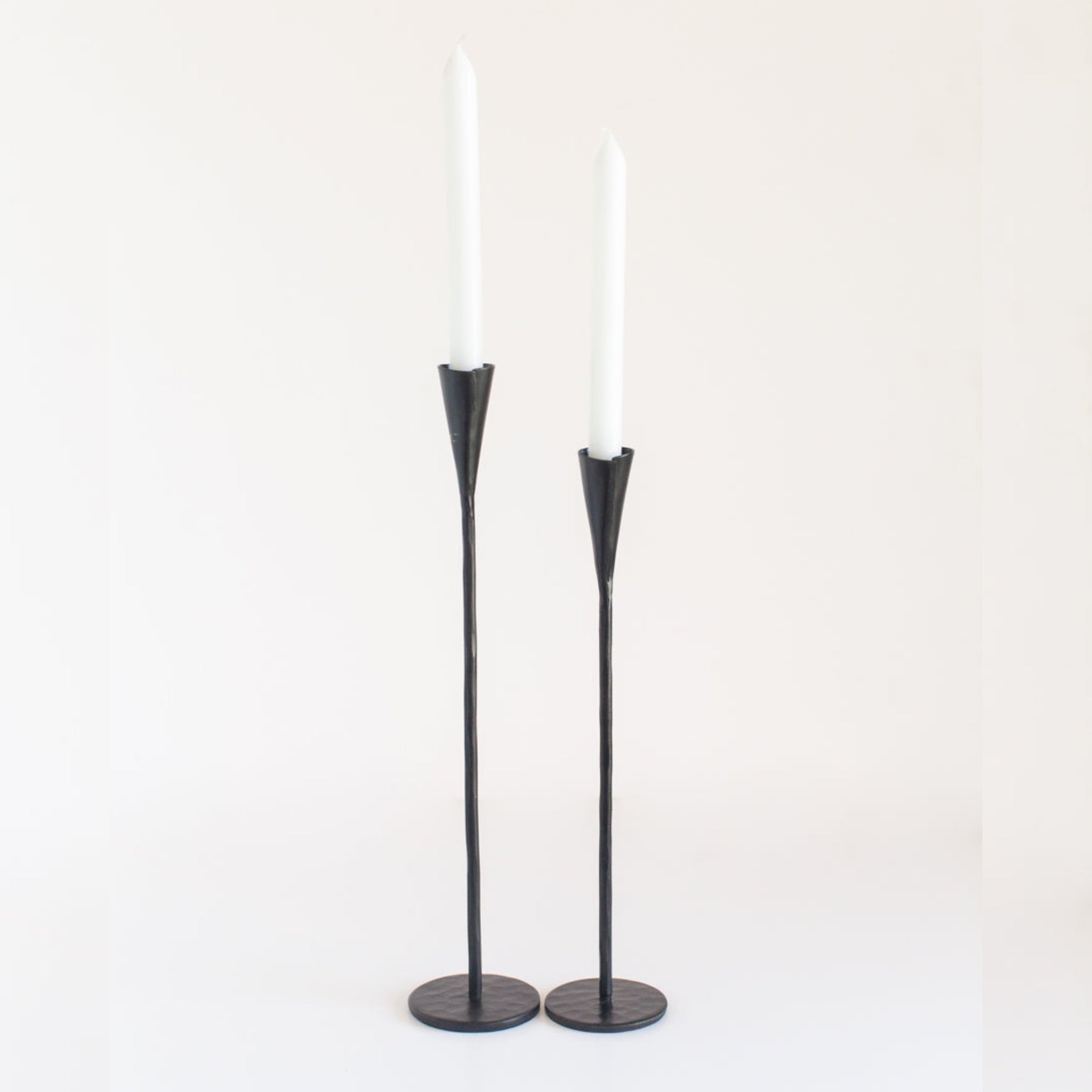Loha Iron Candlestick Pair – Set of 2