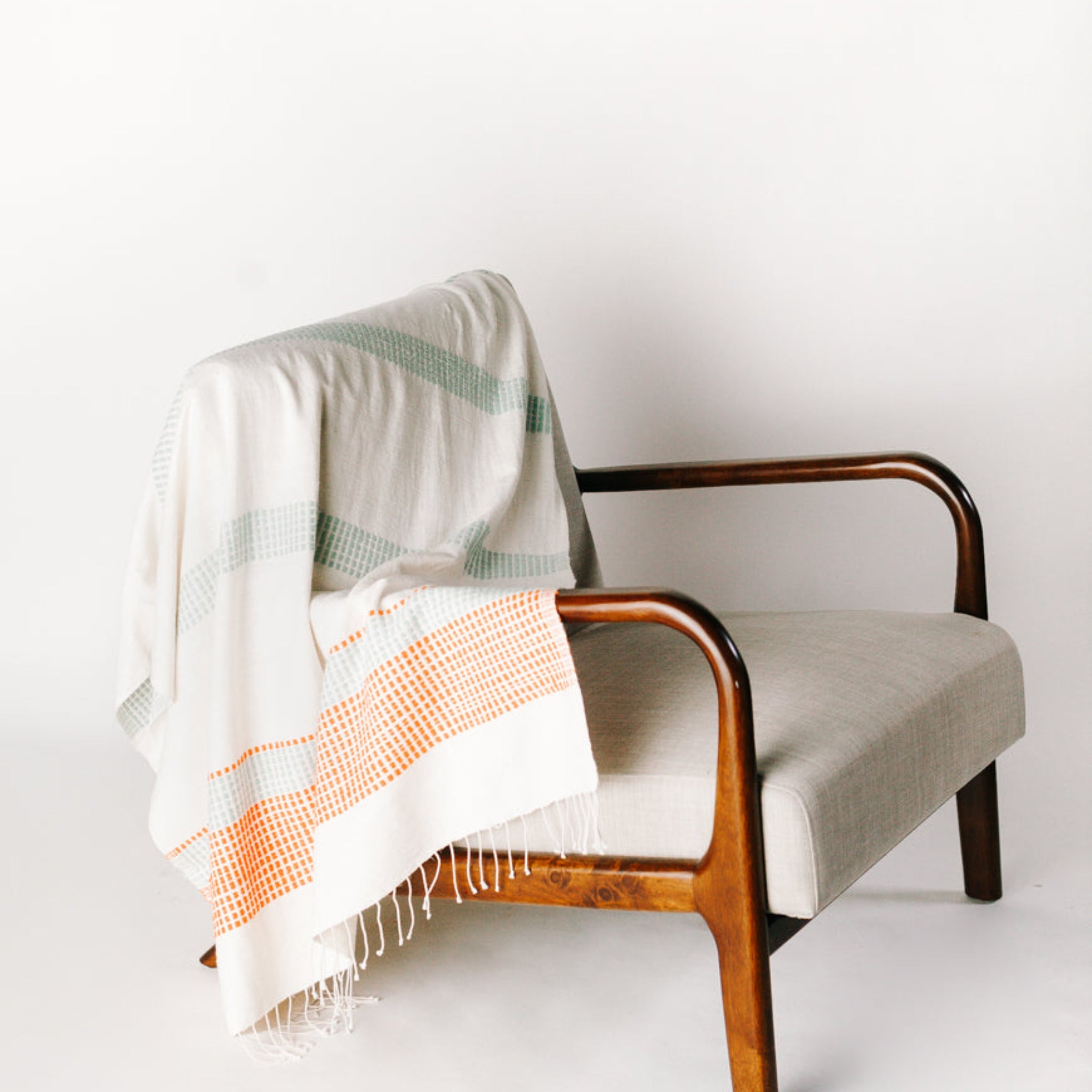 The Mira Handwoven Cotton Throw