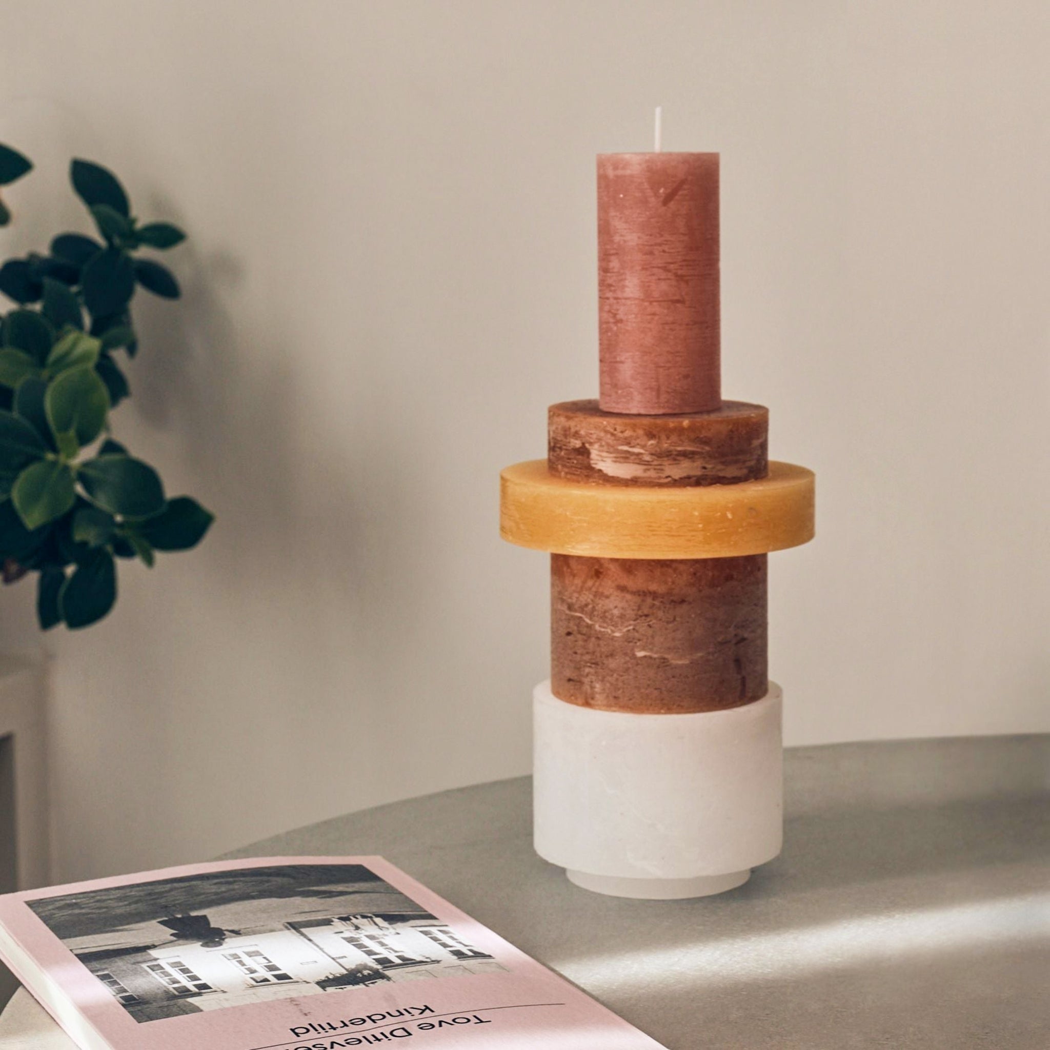 Sculptural Candle Stack 03