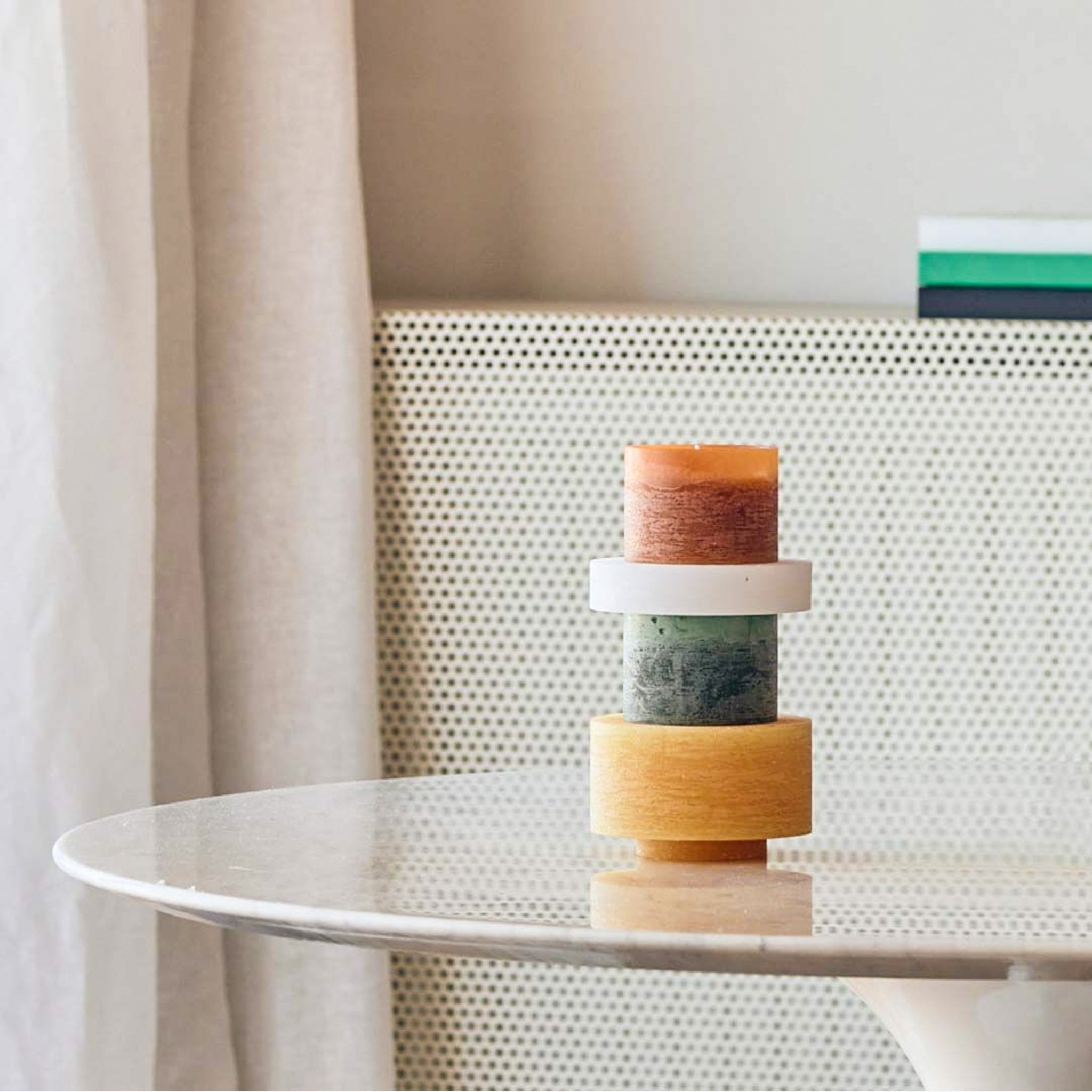 Sculptural Candle Stack 04