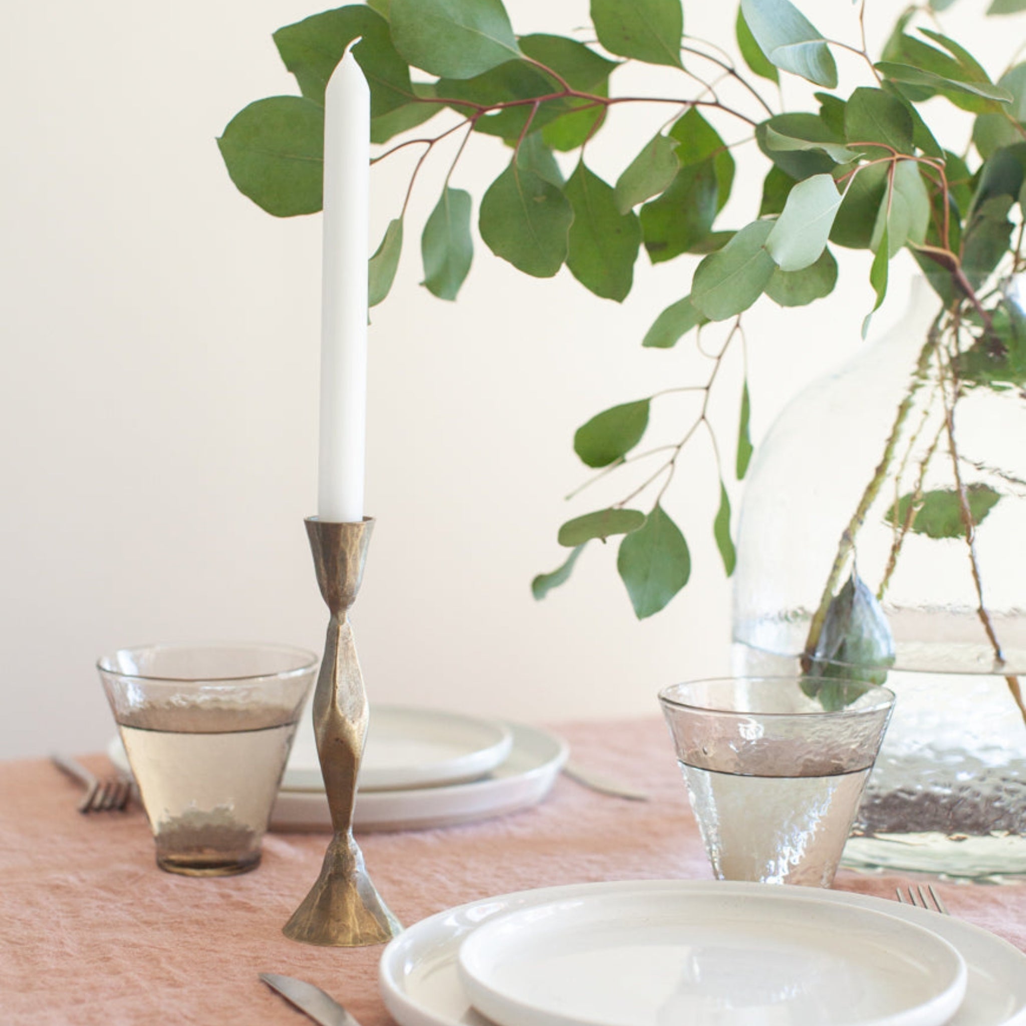 The Vajra Candle Stand – Hand-Forged Iron